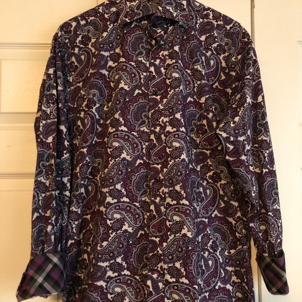 Thomas Dean Paisley Men’s Button Up